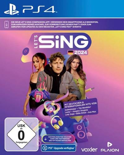 Let's Sing 2024 German Version PlayStation 4 von Ravenscourt