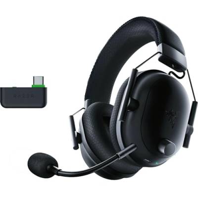 Razer Blackshark V2 Pro (Xbox) - Kabelloses Konsolen E-Sport Headset für Xbox S|X & One (Triforce 50mm Treiber, HyperSpeed Wireless 2,4 GHz, abnehmbares HyperClear Mikrofon) Schwarz von Razer