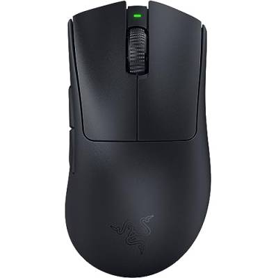 Razer DeathAdder V3 Pro - Kabellose ergonomische Esports-Maus (63g leichtes Design, raffinierte ergonomische Form, Focus Pro 30K optischer Sensor, Mausschalter Gen-3, HyperSpeed Wireless) Schwarz von Razer