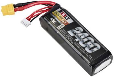 Reely Modellbau-Akkupack (LiPo) 11.1V 2400 mAh Zellen-Zahl: 3 45 C Softcase XT60H von Reely