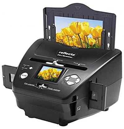 Reflecta 64220 Film/slide scanner 1800 x 1800DPI Schwarz - Scanner (1800 x 1800 DPI, 24 Bit, Film/slide scanner, Schwarz, LCD, 6,1 cm (2.4 Zoll)) von Reflecta