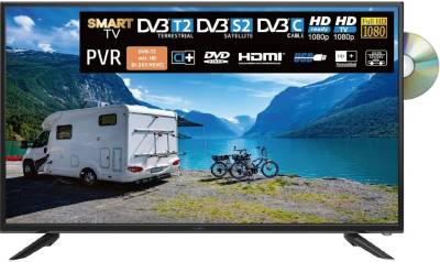 Reflexion LDDW40i LED-Fernseher (100,00 cm/40 Zoll, Full HD, Smart-TV, DC IN 12 Volt / 24 Volt, Netzteil 230 Volt, Fernseher für Wohnwagen, Wohnmobil, Camping, Caravan, mit integriertem DVD-Player) von Reflexion