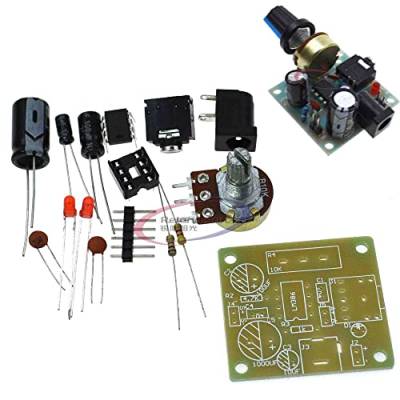 Reland Sun LM386 Super Mini Audio Verstärker DIY Kit Board 3-12V (DIY) von Reland Sun