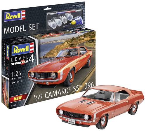 Revell 67712 Model Set '69 Camaro® SS™ 396 Automodell Bausatz 1:25 von Revell