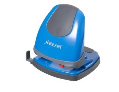 Easy Touch 30 Blatt Zweifachlocher blau von Rexel