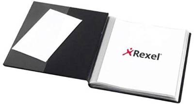 Rexel 10048BK Nyrex Slimview Sichtbuch (A4) 50 Hüllen schwarz von Rexel