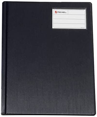 Rexel 17438BK Sichtbuch Professional, A4, 40 Hüllen, schwarz von Rexel