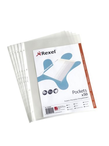 Rexel A4 oben offen Tasche, transparent von Rexel