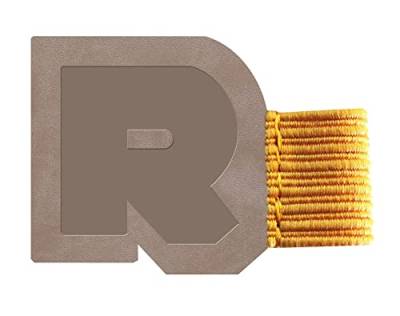 Rhodia 194190C - Stiftehalter / Stiftschlaufe selbstklebend, 4x3cm, für Blöcke, Notizbücher und Kalender, 1 Stück, Maulwurfsgrau von Rhodia