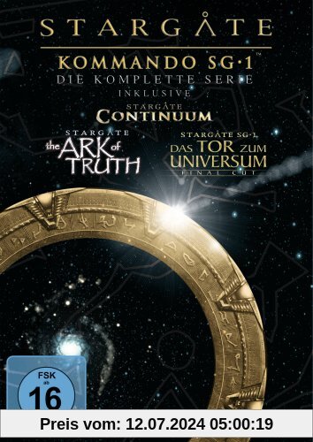 Stargate Kommando SG-1, Complete Box (61 Discs, + Bonus-DVD) von Richard Dean Anderson
