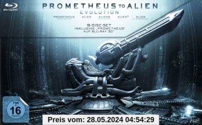 Prometheus to Alien: Evolution (Limited Edition + Blu-ray 3D) (exklusiv bei Amazon.de) [9 Blu-rays] [Blu-ray] von Ridley Scott