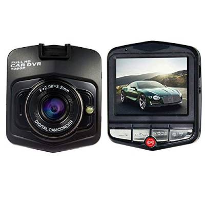 Riloer Dash Cam, 1080P Full HD Dashcam für Autos, mit 2,5-Zoll-TFT-LCD-Bildschirm, IR-Nachtsicht, Loop-Aufzeichnung, G-Sensor von Riloer