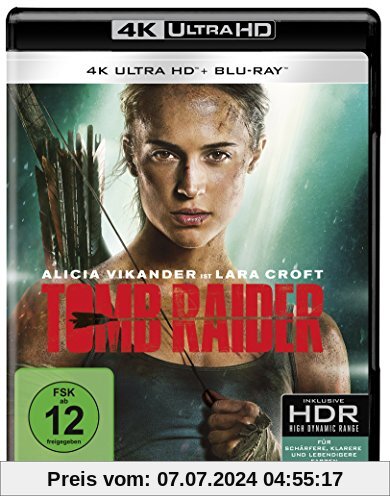 Tomb Raider  (4K Ultra HD) ( + Blu-ray 2D) von Roar Uthaug