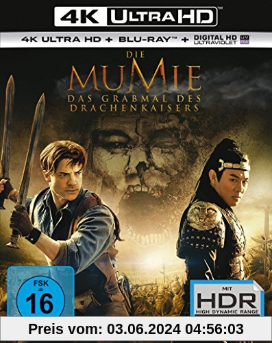 Die Mumie - Das Grabmal des Drachenkaisers  (4K Ultra HD) (+ Blu-ray) von Rob Cohen