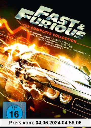 Fast & Furious - The Complete Collection [5 DVDs] von Rob Cohen