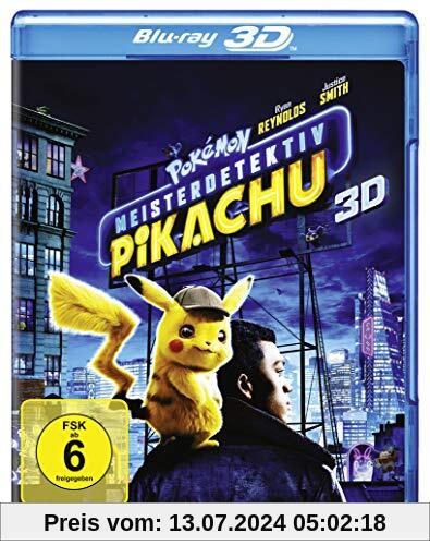 Pokémon Meisterdetektiv Pikachu (3D) [3D Blu-ray] von Rob Letterman