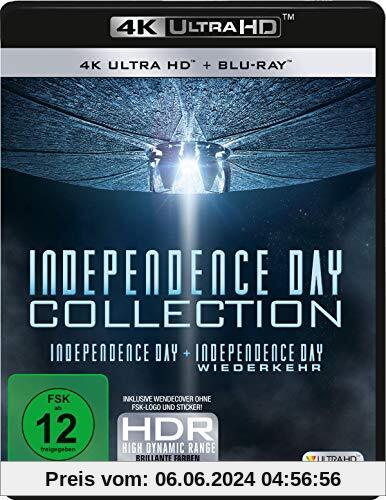 Independence Day 1+2  (2 4K Ultra-HD) (+ 2 Blu-ray 2D) von Roland Emmerich