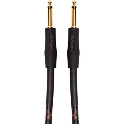 Roland Gold-Serie Patch/Pedal-Kabel – gerade 6,3-mm-Klinkenstecker, Länge: 1,5 m – RIC-G5 von Roland