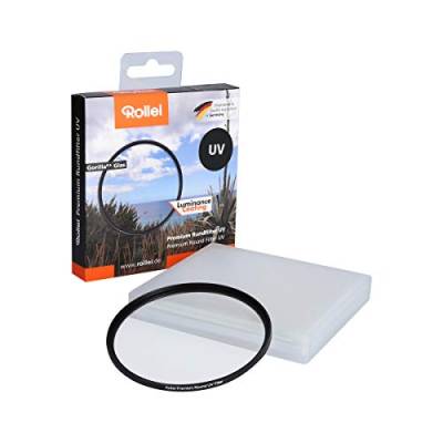 Rollei Premium Rundfilter UV 49 mm - UV Filter und Schutzfilter mit Aluminium-Ring aus Gorilla Glas mit spezieller Beschichtung - Größe: 49 mm von Rollei