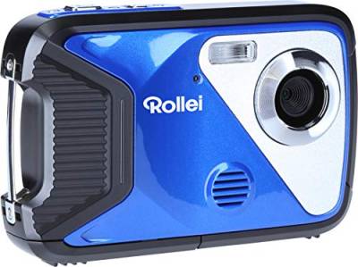 Rollei Sportsline 60 Plus - wasserdichte Digitalkamera mit 21 MP & Full HD Camcorder - Sports-Cam mit großem Display, 21 Motivprogrammen, robustes Case und einfacher Menüführung, perfekt für Kinder von Rollei