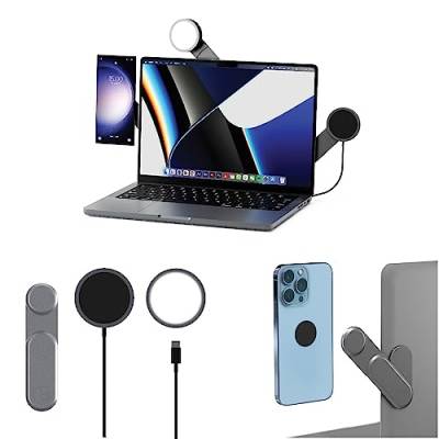 Rolling Square, Edge Full Kit, Smartphone-Halter, Universalladegerät für Smartphones, Handy-Halterung, Halterung für Smartphones, Space Grau von Rolling Square