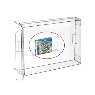 Ruitroliker 10pcs Carts Clear CIB Case Sleeve Cartridge Box Protector for Gameboy Color Advance GBA GBC von Ruitroliker