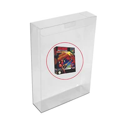 Ruitroliker 10pcs Clear Box Sleeve for SNES N64 Games Cartridge Box von Ruitroliker