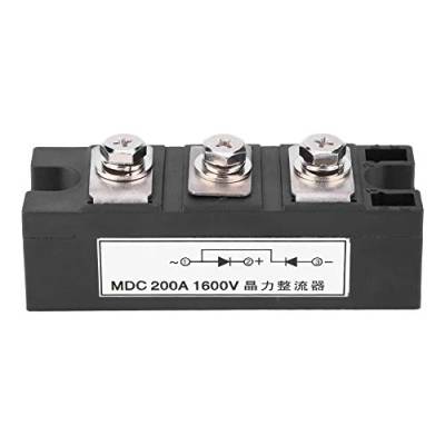 Brückengleichrichter Silicon Rectifier MDC 200A 1600V Inverter Diode Modul Gleichrichter Maximal wiederkehrender Spitzen-Rückspannungs-Anti-Rückgleichrichter für Golf Warenkorb Beleuchtungselektronik von Ruspela