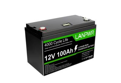 Rutaqian LifePO4 Batterie 12V 100AH 1280W Ausgang für Wohnmobile, Beleuchtung Powerstation von Rutaqian