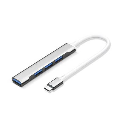 Rutaqian USB C Hub 4-in-1 Dock USB C Adapter für MacBook M1, iPad Pro und Mehr Notebook-Adapter USB-C zu USB-C von Rutaqian