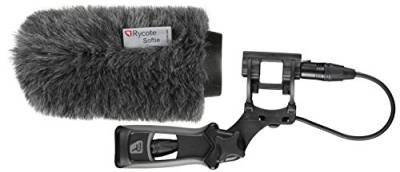 Rycote 033342 15 cm 19–22 mm Standard Loch Classic Softie Mikrofon Windschutzscheibe Kit von Rycote