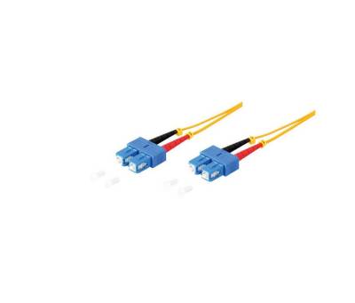 S/CONN maximum connectivity® Duplex Patchkabel SC/SC 9/125µ, OS1/OS2 Glasfaserkabel, (1500 cm) von S/CONN maximum connectivity®