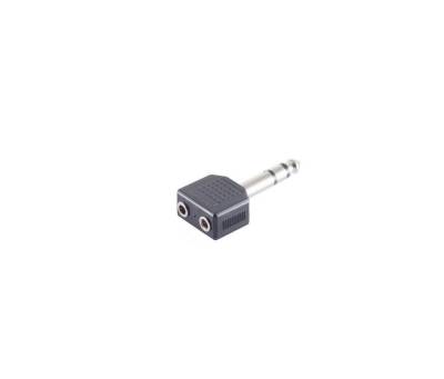 S/CONN maximum connectivity® Klinkenst. Stereo 6,3mm/2 Klinkenbuchsen 3,5mm Audio-Adapter von S/CONN maximum connectivity®