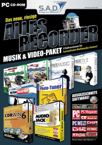Das neue, riesige Allesrecorder Musik & Video Paket (DVD-Verp.) von Villarreal CF