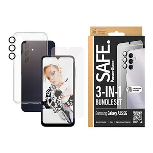 SAFE. by PanzerGlass™ 3-in-1 Schutz-Set für Samsung Galaxy A25 5G von SAFE. by PanzerGlass™