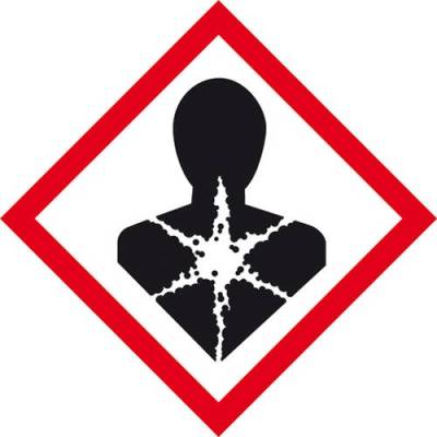 SafetyMarking 31.B1044 GHS-Gefahrenpiktogramm 08 Gesundheitsgefahr Folie selbstklebend (B x H) 52mm von SAFETYMARKING