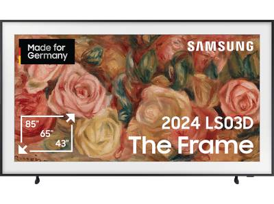 SAMSUNG GQ65LS03 The Frame Lifestyle QLED TV (Flat, 65 Zoll / 163 cm, UHD 4K, SMART TV, Tizen) von SAMSUNG