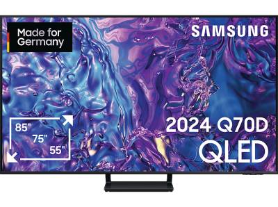 SAMSUNG GQ75Q70D QLED TV (Flat, 75 Zoll / 189 cm, UHD 4K, SMART TV, Tizen) von SAMSUNG