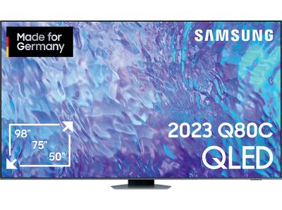 SAMSUNG GQ98Q80CAT QLED TV (Flat, 98 Zoll / 247 cm, UHD 4K, SMART TV, Tizen) von SAMSUNG