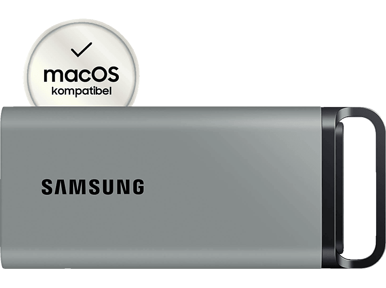 SAMSUNG PSSD T5 EVO Festplatte, 4 TB SSD, extern, Grau von SAMSUNG