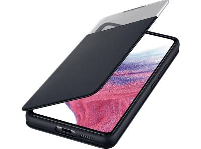 SAMSUNG S View Wallet Cover, Bookcover, Samsung, A53 5G, Black von SAMSUNG
