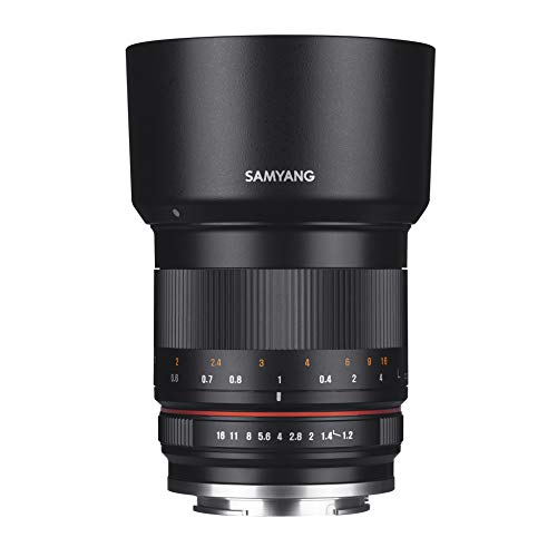 Samyang MF 50mm F1.2 APS-C Sony E schwarz - manuelles Foto Objektiv mit 50mm Festbrennweite für APS-C Kameras mit Sony E-Mount, ideal für Portrait, sanftes Bokeh, kompakt und leicht von SAMYANG