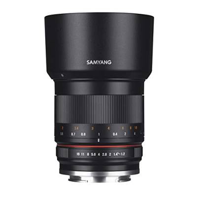 Samyang MF 50mm F1.2 APS-C Sony E schwarz - manuelles Foto Objektiv mit 50mm Festbrennweite für APS-C Kameras mit Sony E-Mount, ideal für Portrait, sanftes Bokeh, kompakt und leicht von SAMYANG