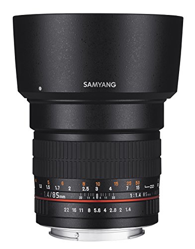 Samyang SY85M-C 85 mm F1.4 Festobjektiv für Canon von SAMYANG