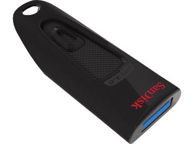 SANDISK Cruzer Ultra USB-Stick, 16 GB, 100 MB/s, Schwarz von SANDISK