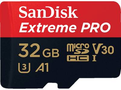 SANDISK Extreme Pro, Micro-SDHC Speicherkarte, 32 GB, 100 MB/s von SANDISK