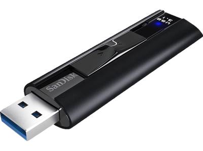 SANDISK Extreme Pro USB Flash-Laufwerk, 256 GB, 420 MB/s, Schwarz von SANDISK