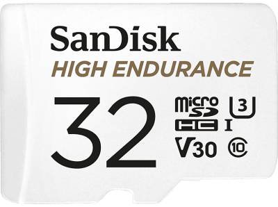 SANDISK High Endurance, Micro-SDHC Speicherkarte, 32 GB, 100 MB/s von SANDISK