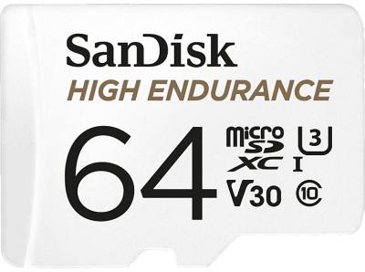 SANDISK High Endurance, Micro-SDXC Speicherkarte, 64 GB, 100 MB/s von SANDISK