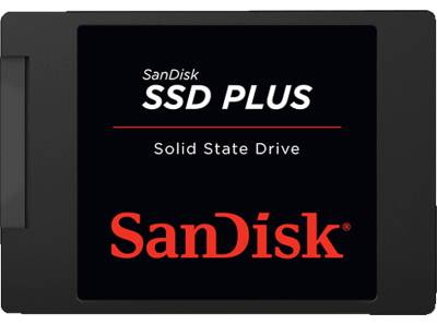 SANDISK Plus Solid State Drive Festplatte, 480 GB SSD SATA 6 Gbps, 2,5 Zoll, intern von SANDISK